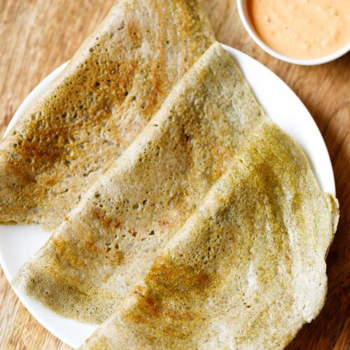 Ragi Dosa - Instant and Fermented (2 Ways) » Dassana's Veg Recipes