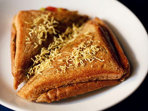 mumbai masala toast sandwich recipe