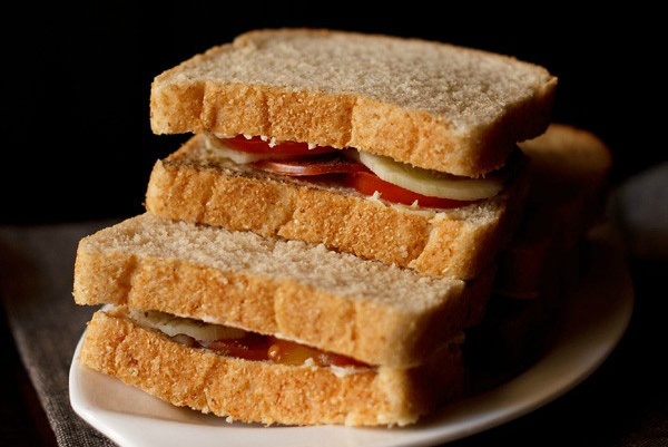 Tomato Cucumber Sandwich