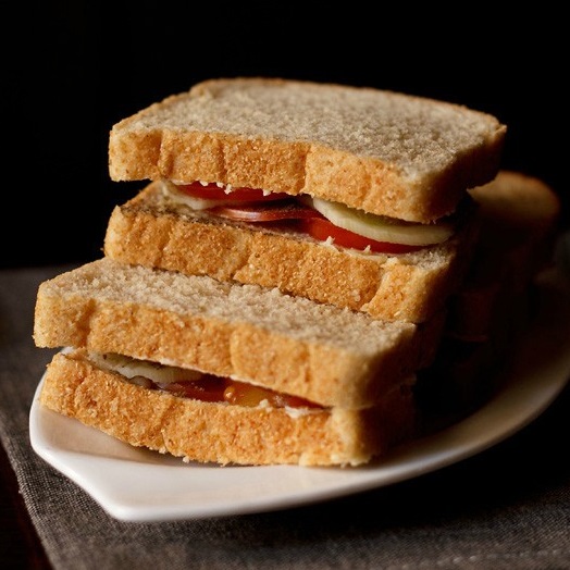 Tomato Cucumber Sandwich