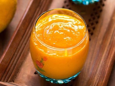 mango banana papaya smoothie recipe | tropical fruits smoothie recipe
