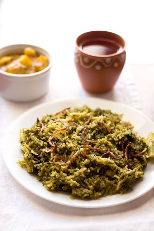 Palak Biryani | Spinach Biryani » Dassana's Veg Recipes