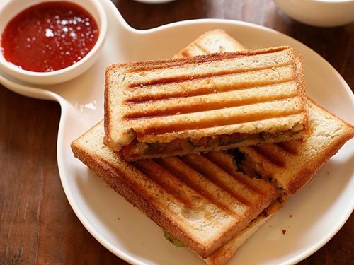 chana masala toast sandwich recipe