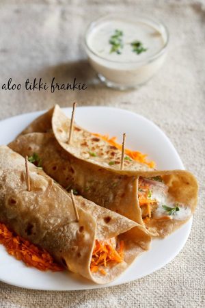 Frankie Recipe (Veg Frankie) » Dassana's Veg Recipes