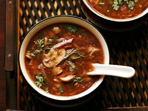 Hot And Sour Soup Spicy Sour Soup With Veggies Dassana S Recipes