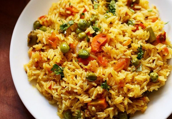 Tomato Pulao » Dassana's Veg Recipes