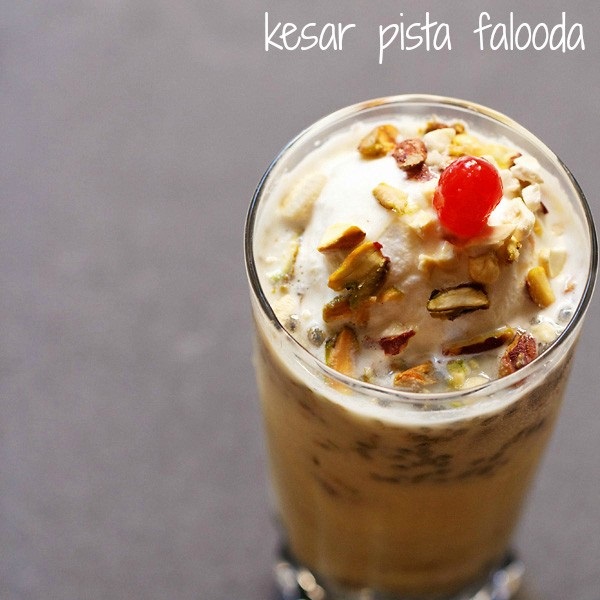 Kesar Pista Falooda Saffron Pistachio Falooda