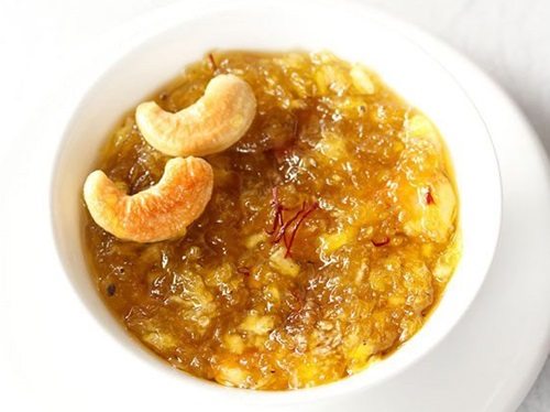 ash gourd halwa in a small bowl.