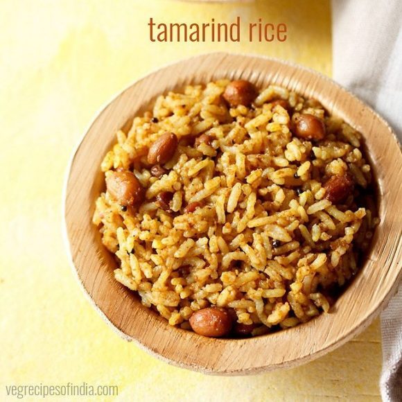 Tamarind Rice Puliyodharai Recipe Dassanas Veg Recipes