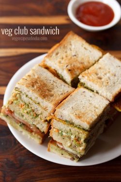 Club Sandwich | Veg Club Sandwich » Dassana's Veg Recipes