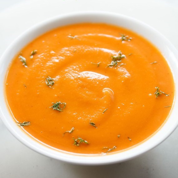 Easy Carrot Ginger Soup Vegan Dassana S Veg Recipes