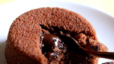 Lava Cake Eggless Chocolate Lava Cake