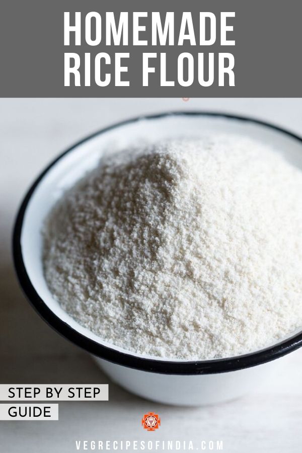 How To Make Rice Flour At Home (Stepwise) | Rice Flour Recipes