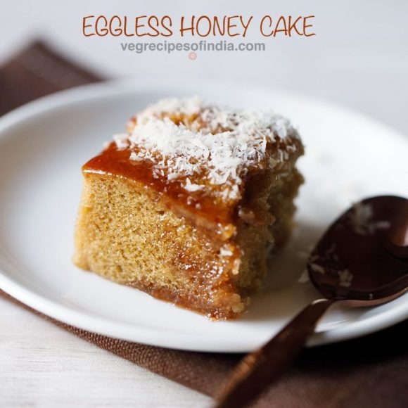 Honey Cake (Indian Bakery Style) - Dassana’s Veg Recipes