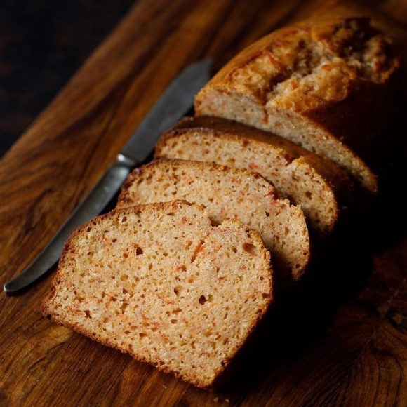 Carrot Cake (Eggless & with Whole Wheat Flour)