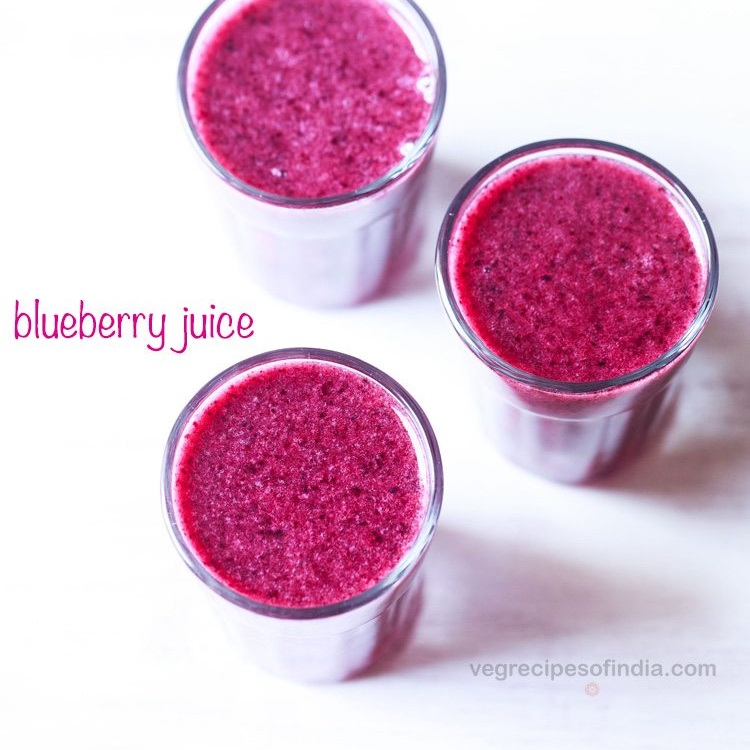 Blueberry Juice Recipe How To Make Blueberry Juice
