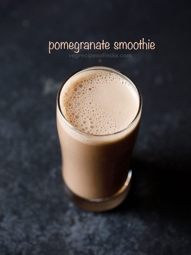 Pomegranate Smoothie Recipe 2 Ingredient Healthy Smoothie