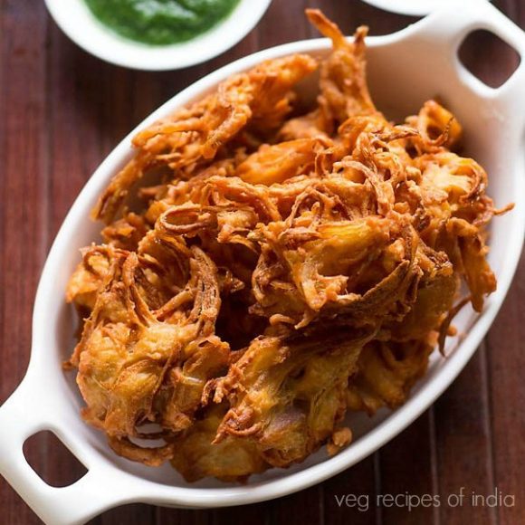 Kanda Bhaji Onion Bhaji Dassanas Veg Recipes