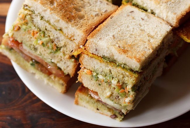 Club Sandwich | Veg Club Sandwich » Dassana's Veg Recipes