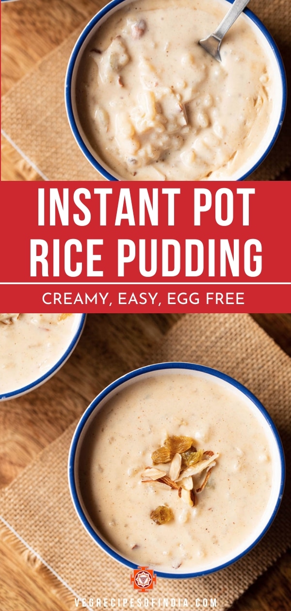 Instant Pot Rice Pudding