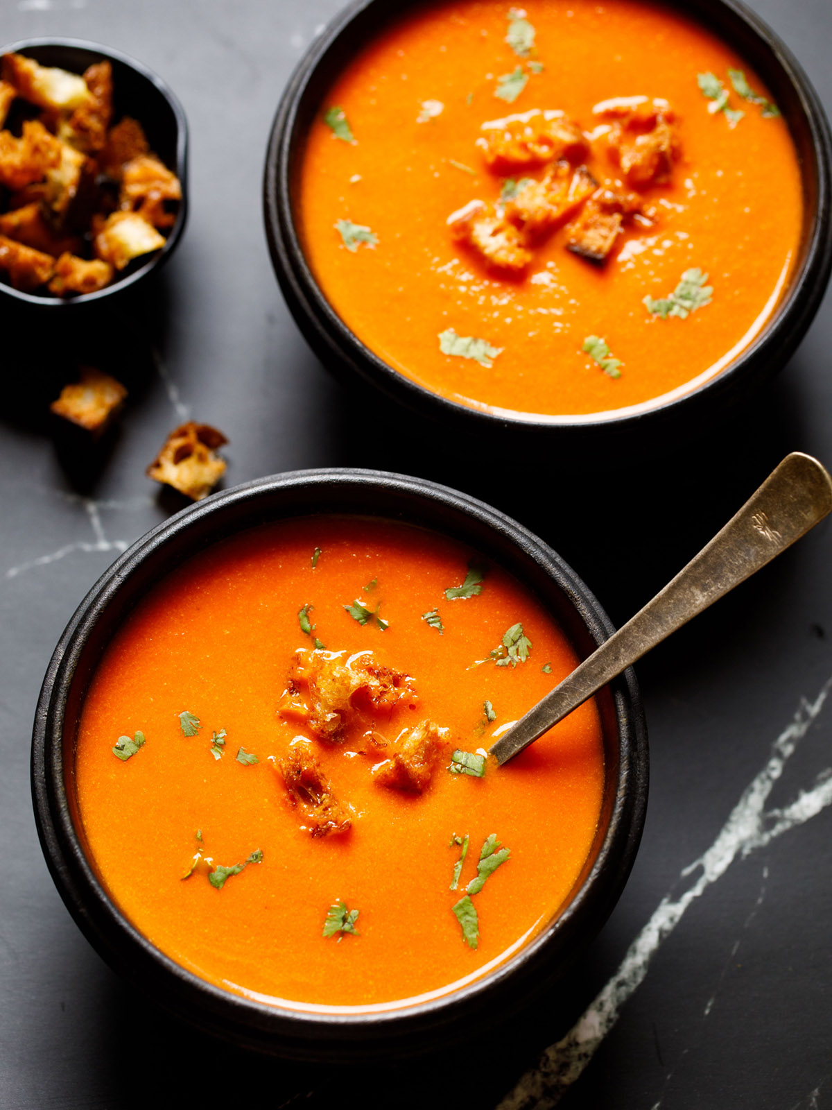 Tomato Soup Recipe » Dassana's Veg Recipes