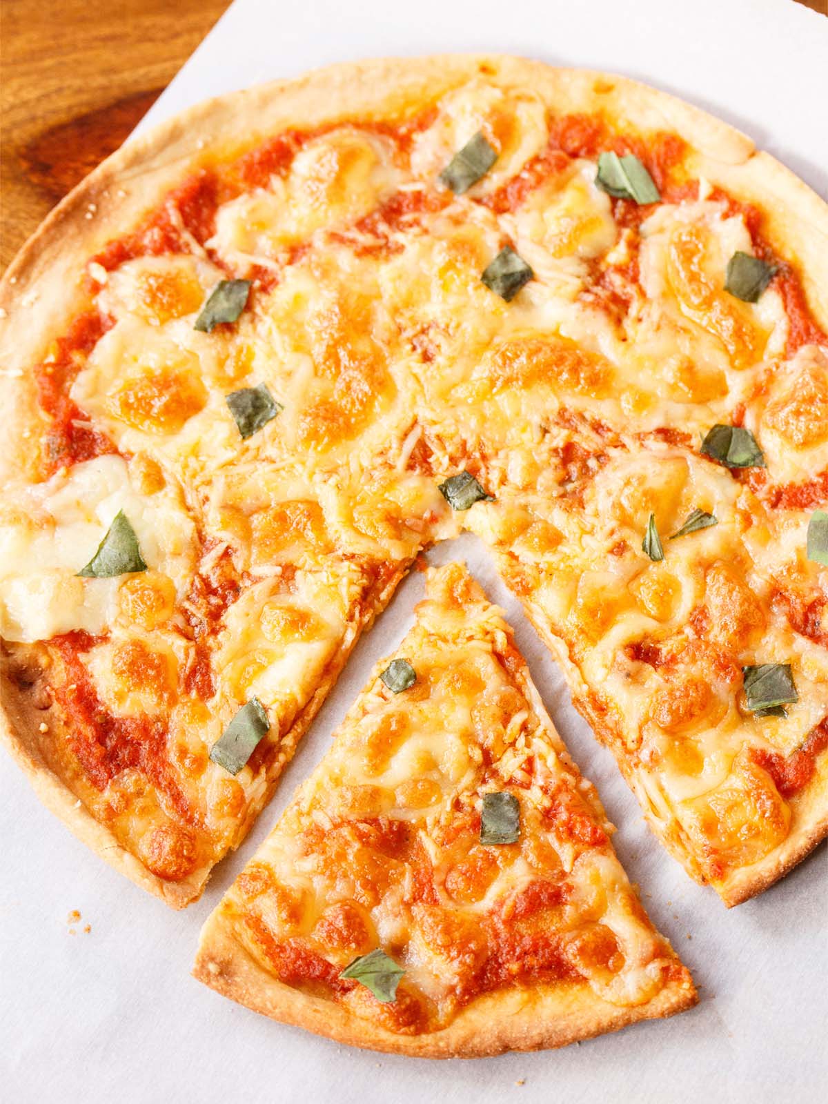 Margherita Pizza (Easy Homemade Recipe) » Dassana's Veg Recipes