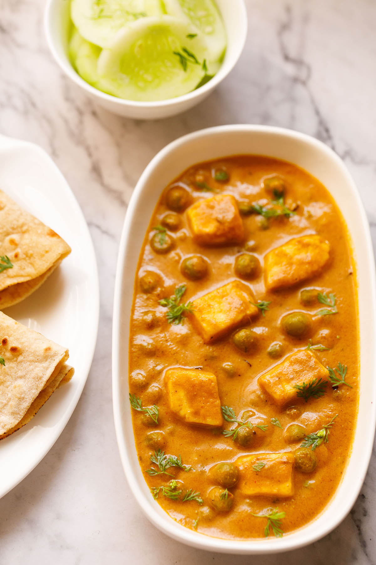 Matar Paneer (Stovetop & Instant Pot) - Nifty Choices for Foodies