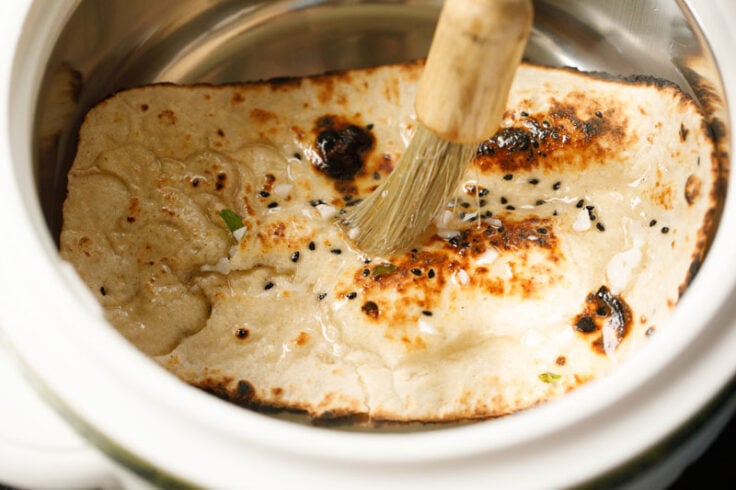 Garlic Naan Recipe Restaurant Style Garlic Naan Bread Desertridgems 6075