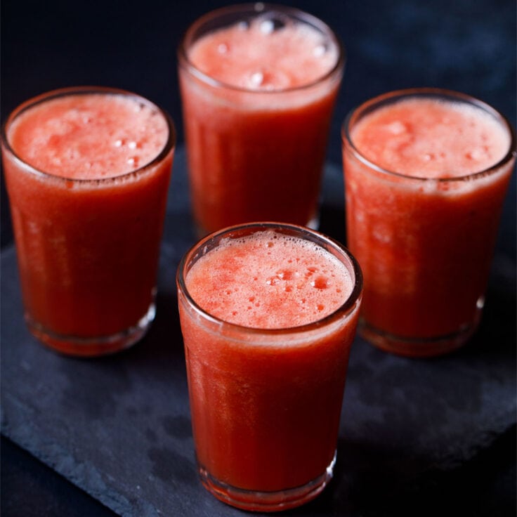 Watermelon Juice Recipe + How to Cut Watermelon