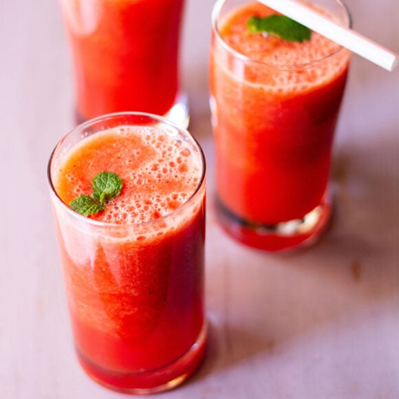 Watermelon Juice Recipe + How to Prep » Dassana's Veg Recipes