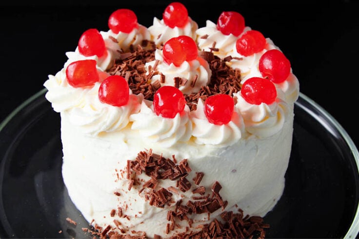 Eggless Black Forest Cake Recipe (Whole Wheat)