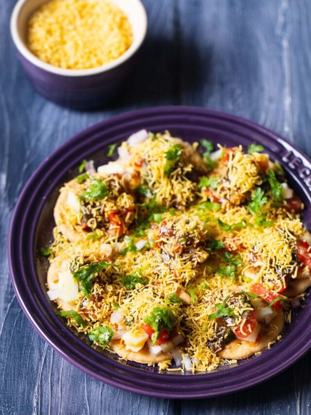 Sev Puri (Authentic Mumbai Style) » Dassana's Veg Recipes