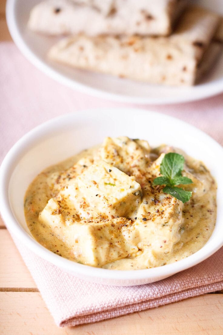 Achari Paneer Recipe (With Gravy)