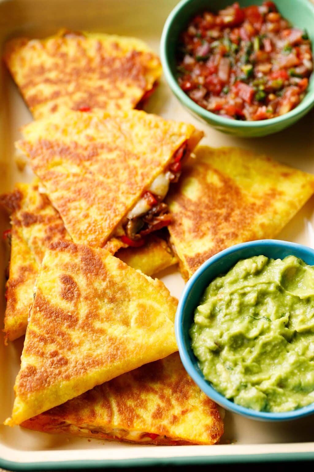 Quesadilla Recipe | Mushroom and Veggie Quesadilla