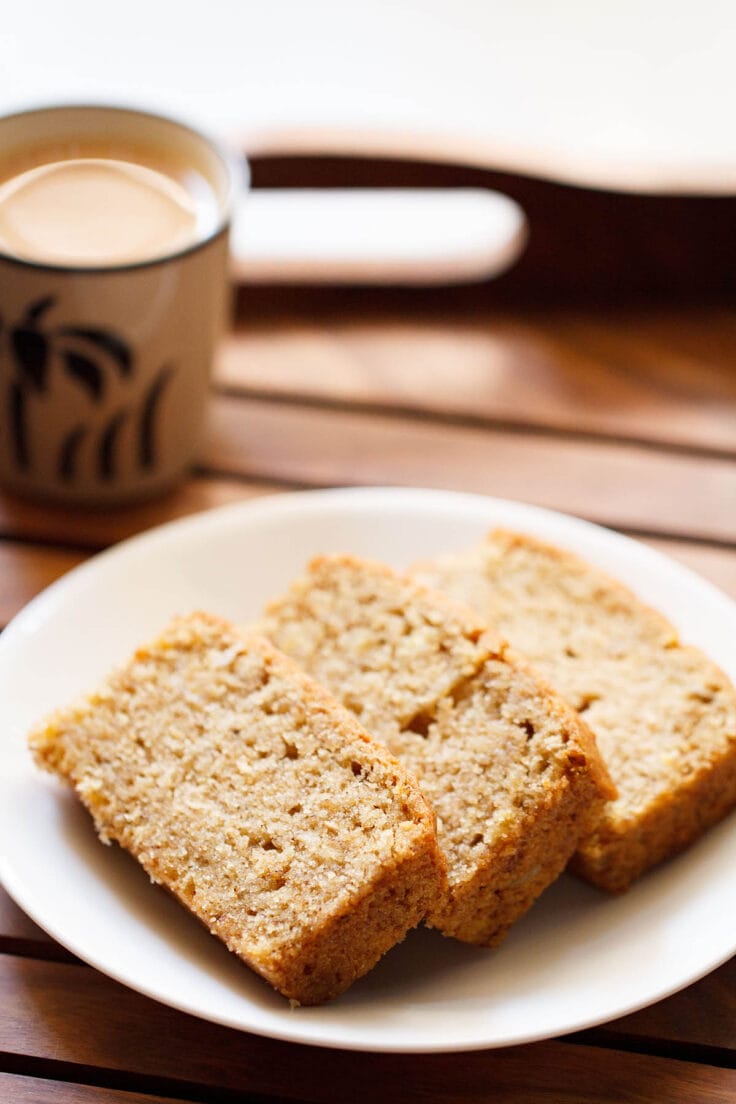 Eggless Banana Bread Recipe (+ Vegan & Whole Wheat)