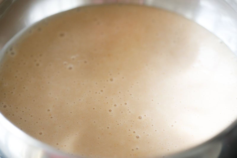 pureed tender coconut in a bowl.