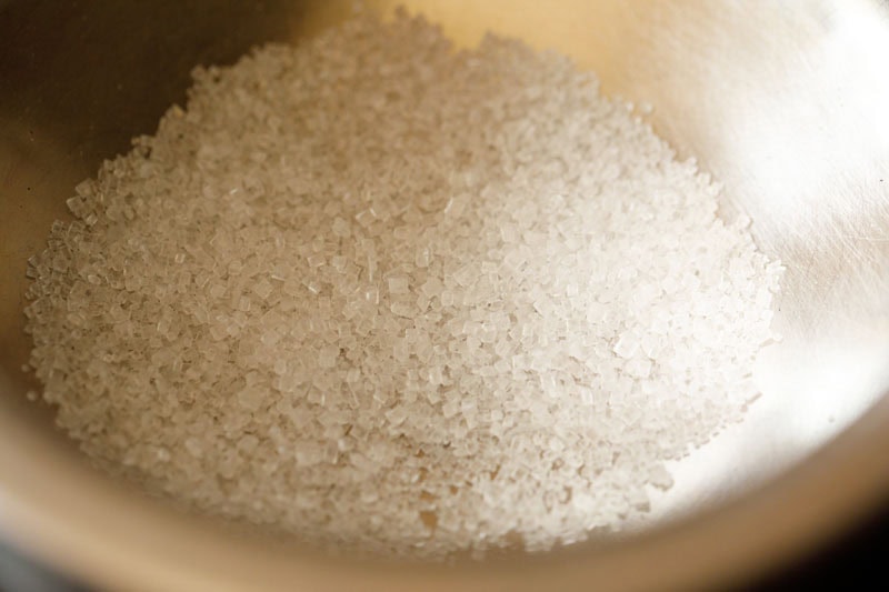 sugar in a small pan.